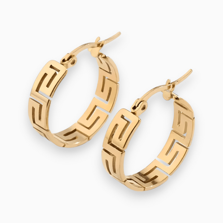 Stylish Earrings – Lilac-Gold-State of Style