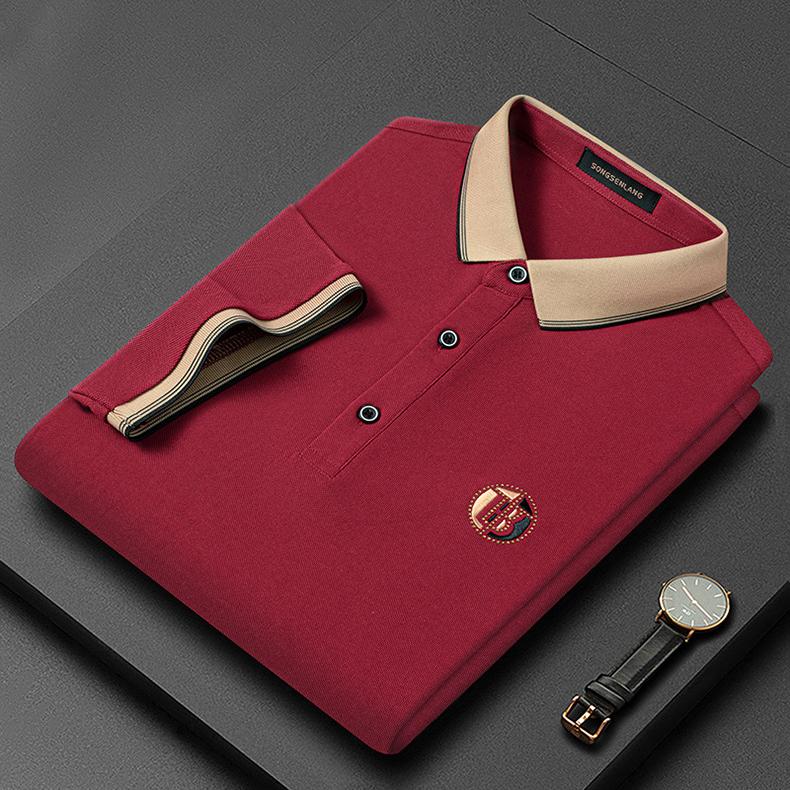 Stylish Embroidered Polo Shirt - Oliver-Burgundy-S-State of Style