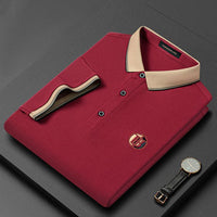 Stylish Embroidered Polo Shirt - Oliver-Burgundy-S-State of Style