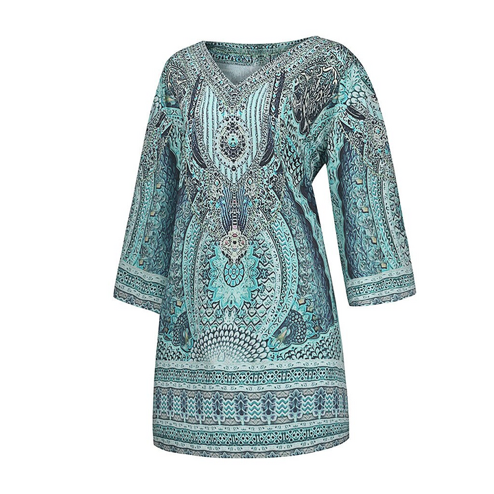 Stylish Eva Summer Dress for Women | Perfect for Hot Days-Blue-S-State of Style