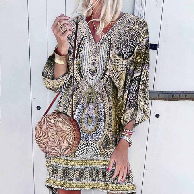 Stylish Eva Summer Dress for Women | Perfect for Hot Days-Yellow-S-State of Style