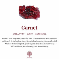 Stylish Garnet Birthstone Jewellery Set - Liora-Earrings-State of Style