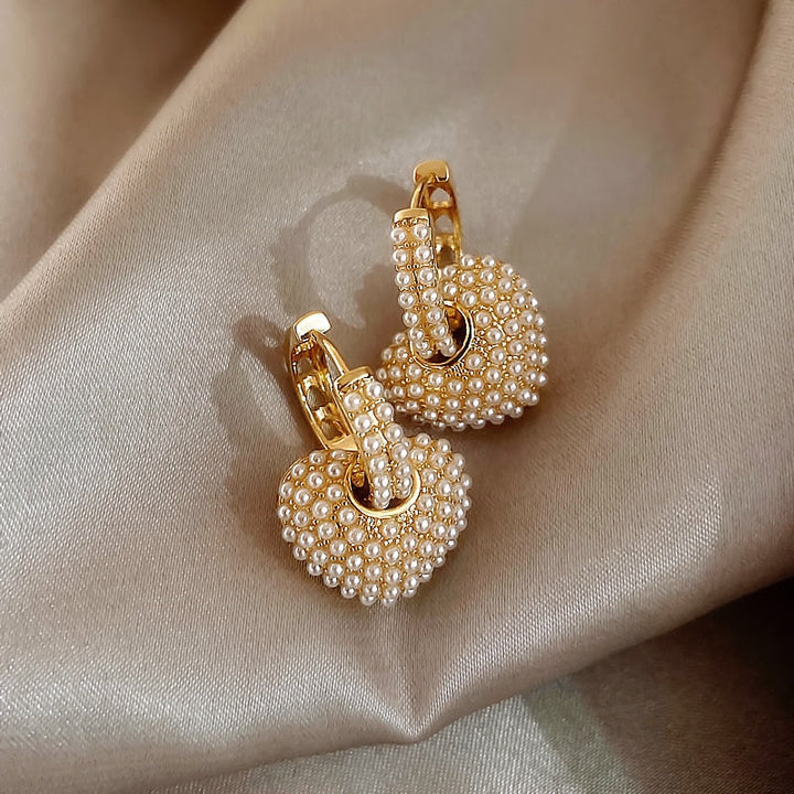 Stylish Gold Pearl Earrings for Women - Anne-State of Style