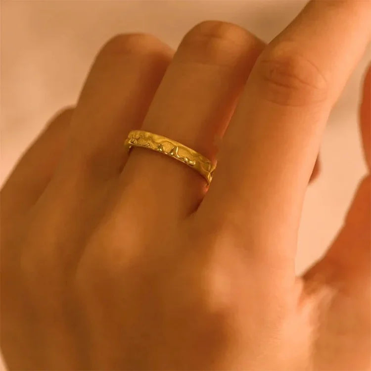 Stylish Golden Honey Ring – Sienna-5-State of Style