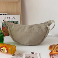 Stylish Half Moon Crossbody Bag - Luna-Black-State of Style