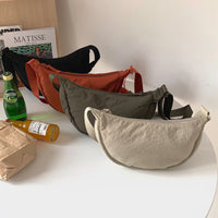 Stylish Half Moon Crossbody Bag - Luna-Black-State of Style