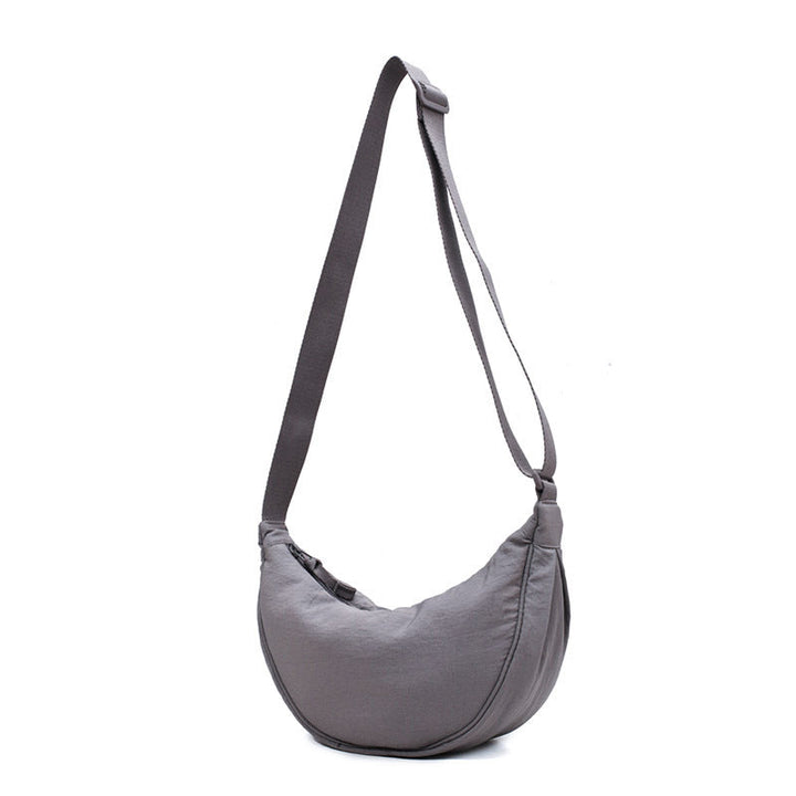 Stylish Half Moon Crossbody Bag - Luna-Grey-State of Style