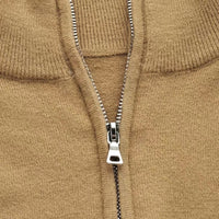 Stylish Half-Zip Men's Sweater - NordFlex-Beige-S-State of Style