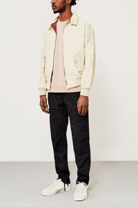 Stylish Harrington Jacket for Men – Ryder-Beige-S-State of Style