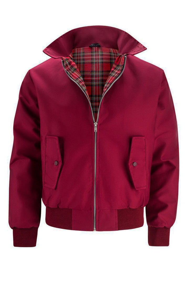 Stylish Harrington Jacket for Men – Ryder-Dark Blue-S-State of Style