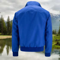 Stylish Harrington Jacket for Men – Ryder-Dark Blue-S-State of Style