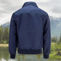 Stylish Harrington Jacket for Men – Ryder-Dark Blue-S-State of Style