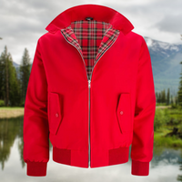 Stylish Harrington Jacket for Men – Ryder-Red-S-State of Style