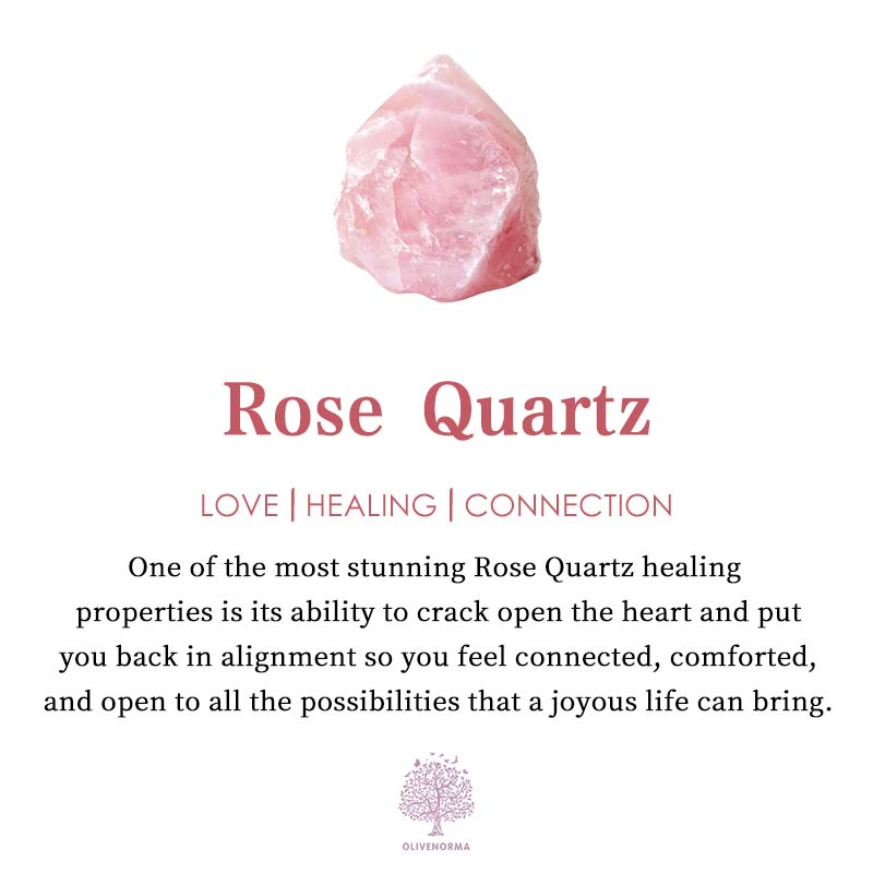 Stylish Heart-Shaped Rose Gemstone Necklace - Amara-Rose Quartz-State of Style