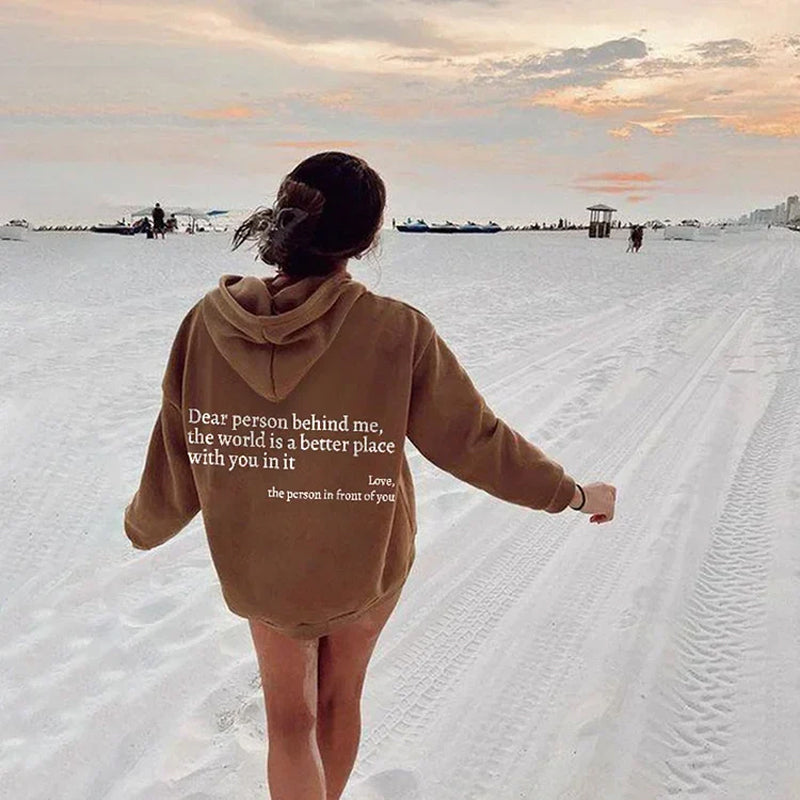 Stylish Heartwarming Women's Hoodie - Aurora-Khaki-S-State of Style