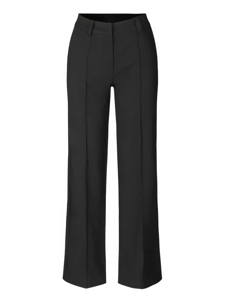 Stylish High-Waisted Pants - Luna-Black-S-State of Style