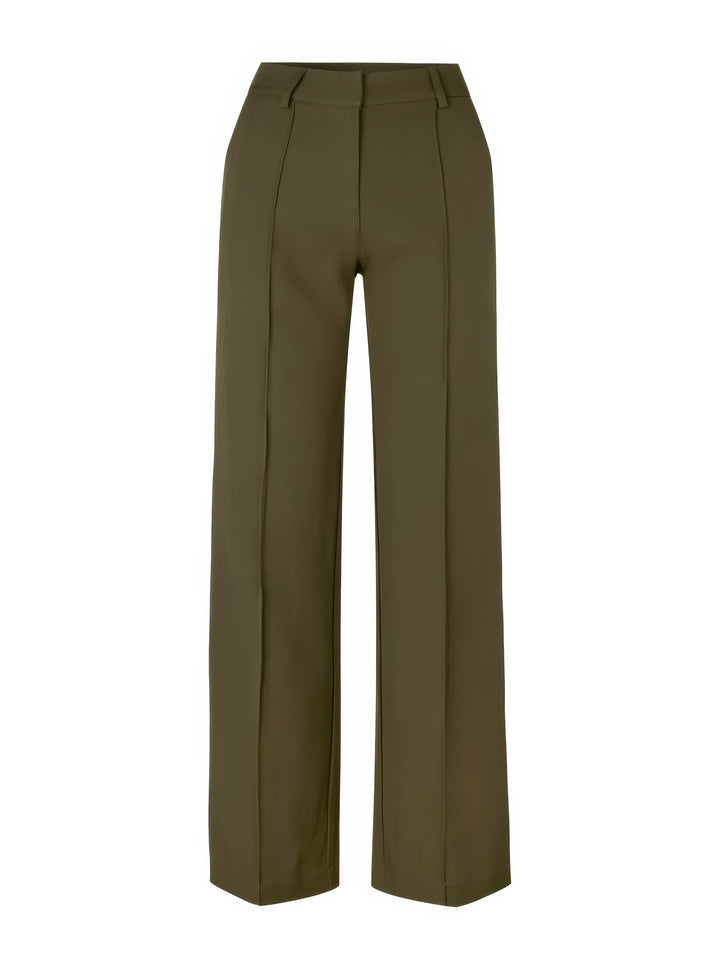 Stylish High-Waisted Pants - Luna-Black-S-State of Style