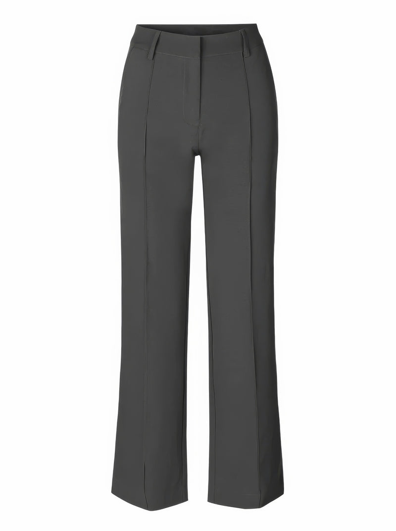 Stylish High-Waisted Pants - Luna-Black-S-State of Style