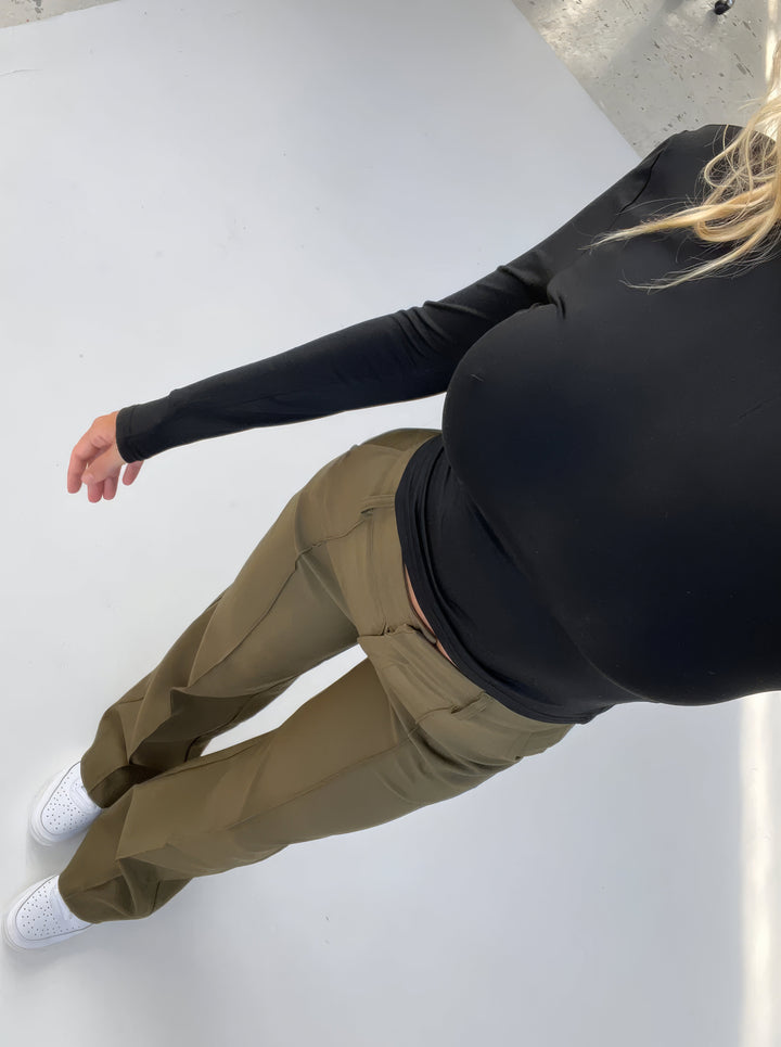 Stylish High-Waisted Pants - Luna-Black-S-State of Style