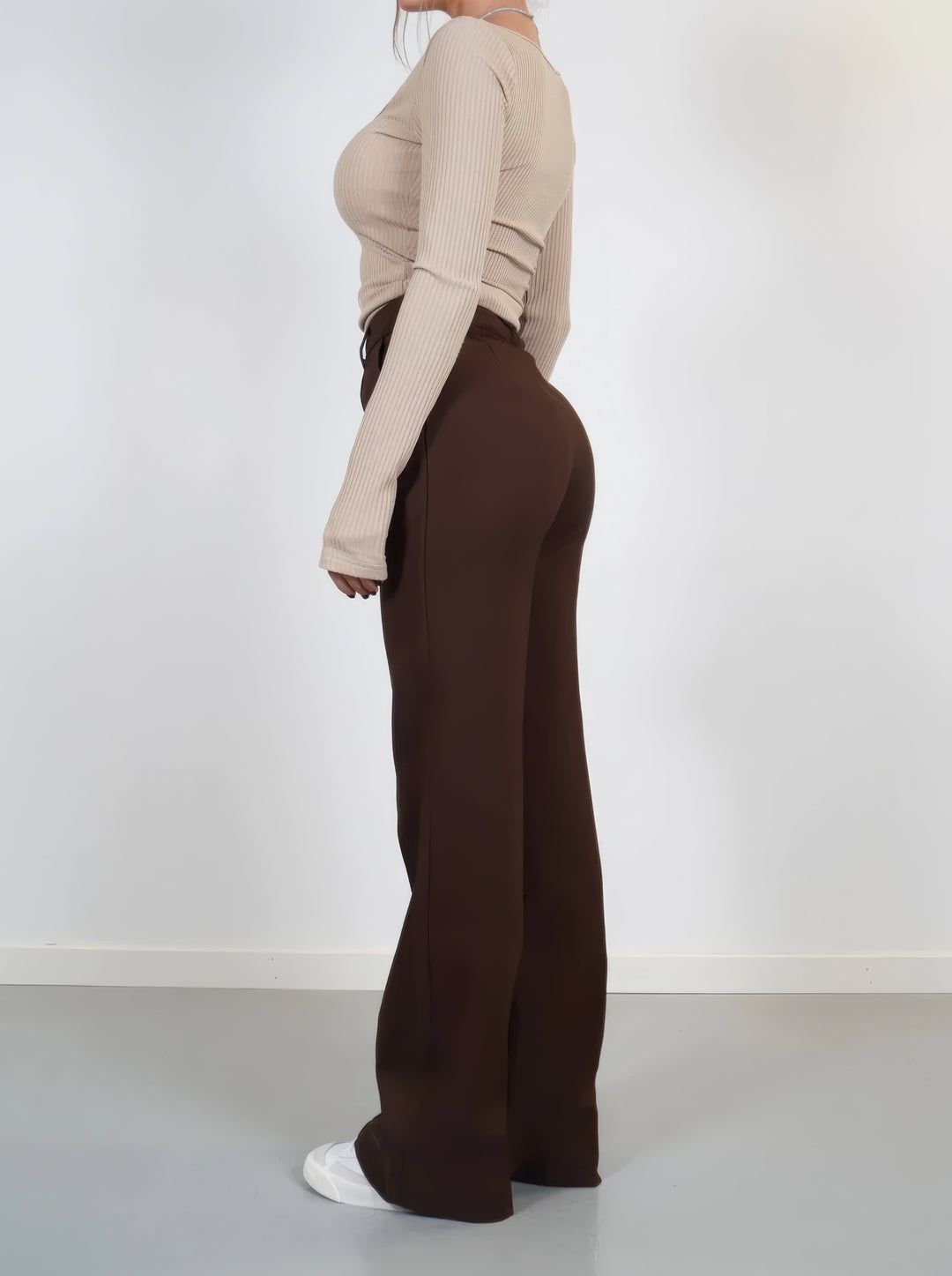 Stylish High-Waisted Pants - Luna-Black-S-State of Style