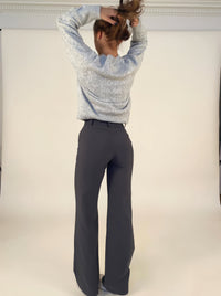 Stylish High-Waisted Pants - Luna-Black-S-State of Style