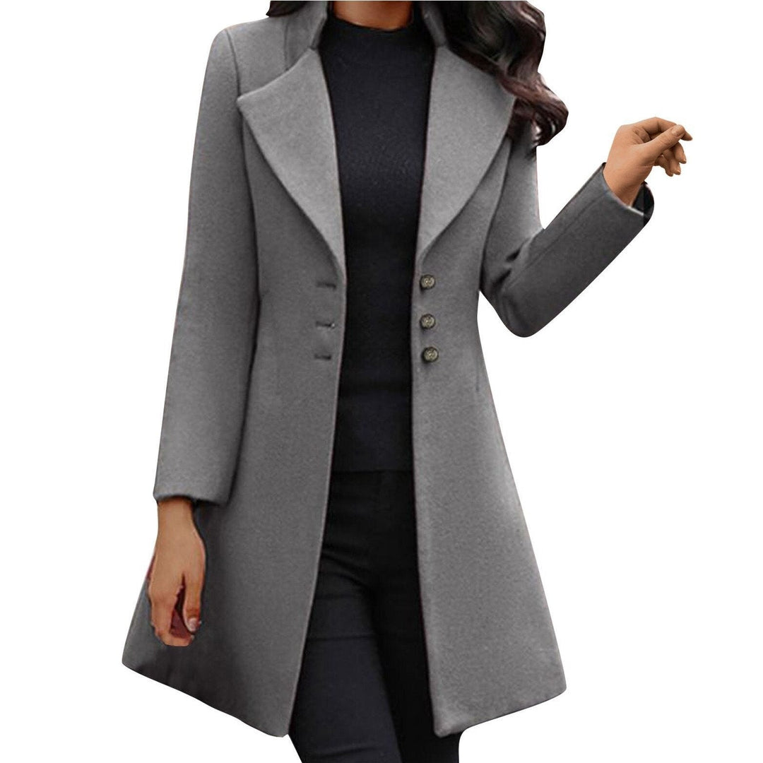 Stylish Italian Women’s Jacket with Long Sleeves - Sofia-Grey-S-State of Style