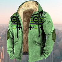 Stylish Jacket with Indigenous Print – Liam-Green-XS-State of Style