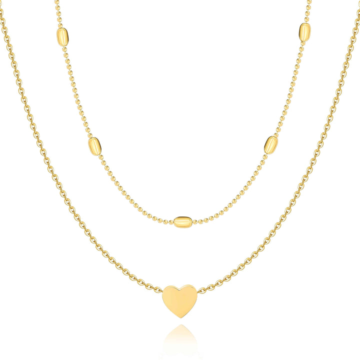 Stylish Julia Love Necklace-Gold-State of Style