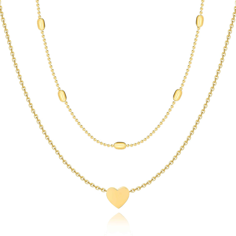 Stylish Julia Love Necklace-Gold-State of Style