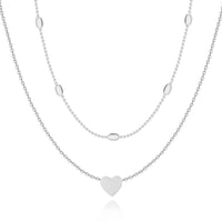 Stylish Julia Love Necklace-Silver-State of Style