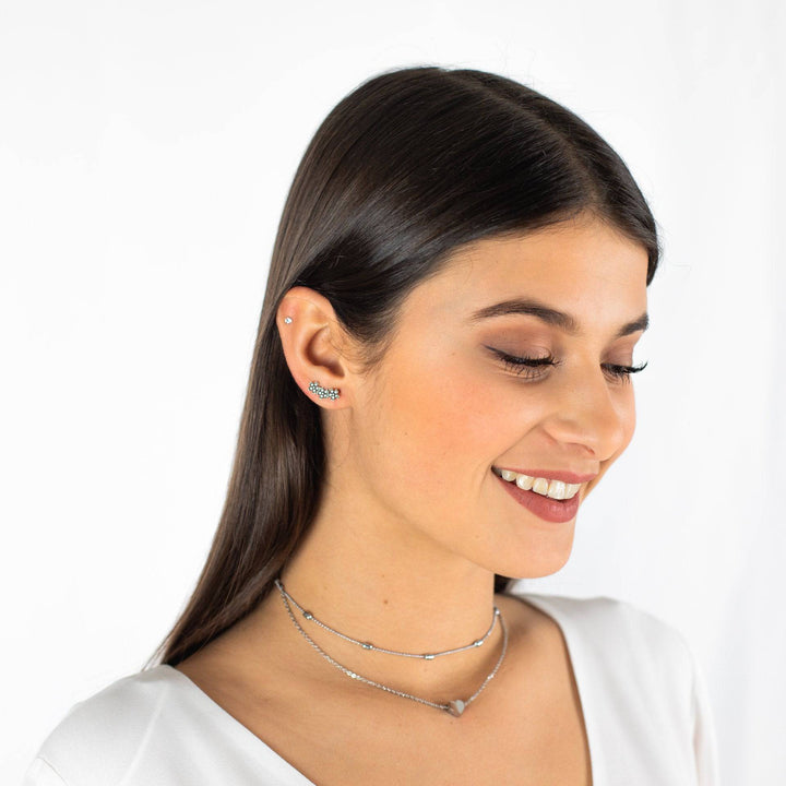 Stylish Julia Love Necklace-Silver-State of Style