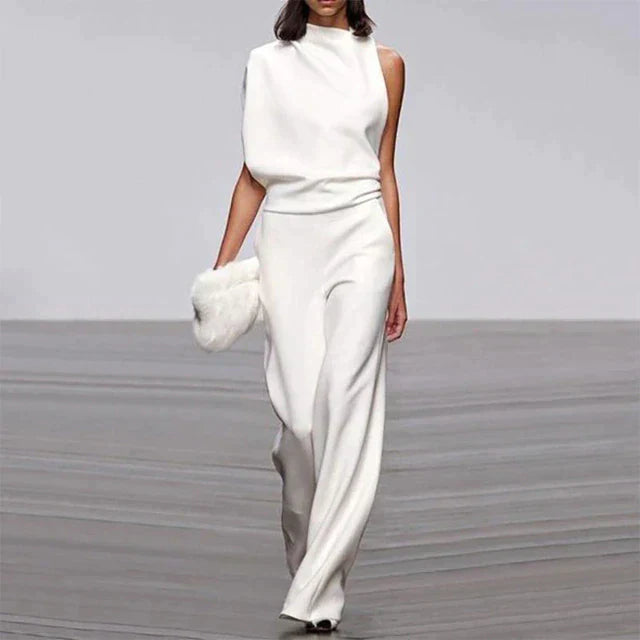 Stylish Jumpsuit - Aria-White-S-State of Style