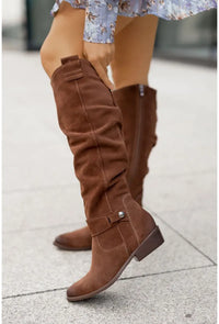 Stylish Knee-High Winter Boots for Women - Frost-Brown-4.5-State of Style