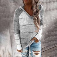 Stylish Knitted Ladies' Sweater - Aurora-Grey-S-State of Style