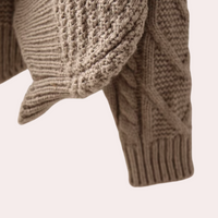 Stylish Knitted Turtleneck for Women - Lina-Red-State of Style