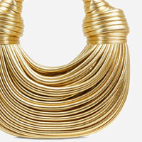 Stylish Knotted Shoulder Bag - Kiana-Gold-State of Style