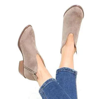 Stylish Ladies Ankle Boots - Eveline-Grey-3.5-State of Style