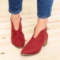 Stylish Ladies Ankle Boots - Eveline-Red-3.5-State of Style