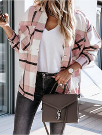 Stylish Ladies' Autumn Cardigan - Sophie-Pink Accent-S-State of Style