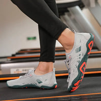 Stylish Ladies Barefoot Sneakers - BreezeStep-Grey-2.5-State of Style