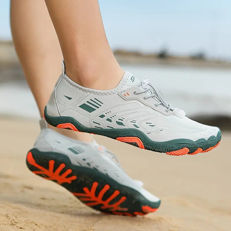 Stylish Ladies Barefoot Sneakers - BreezeStep-Grey-2.5-State of Style