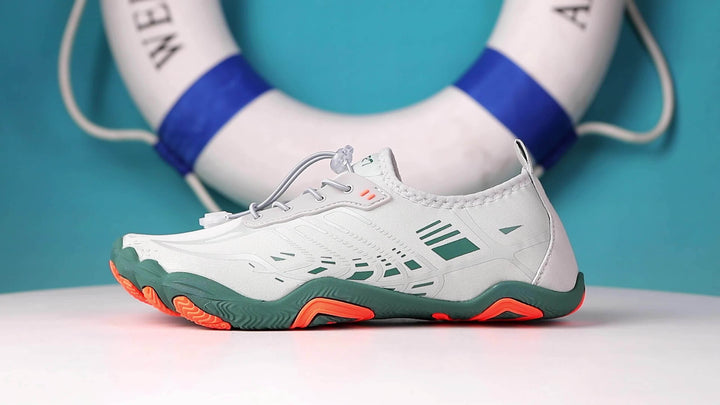 Stylish Ladies Barefoot Sneakers - BreezeStep-Grey-2.5-State of Style