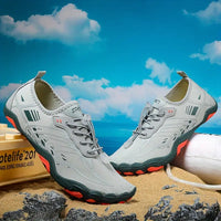 Stylish Ladies Barefoot Sneakers - BreezeStep-Grey-2.5-State of Style