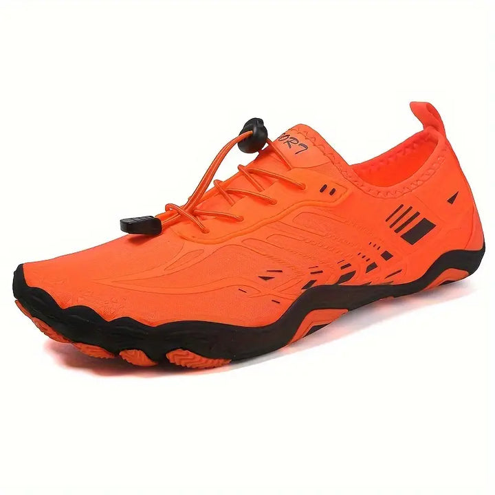 Stylish Ladies Barefoot Sneakers - BreezeStep-Orange-2.5-State of Style