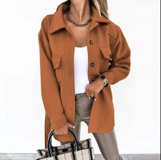 Stylish Ladies Blazer - Elina-Caramel-S-State of Style