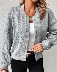 Stylish Ladies' Cardigan - Eloise-Grey-S-State of Style