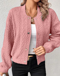 Stylish Ladies' Cardigan - Eloise-Pink-S-State of Style