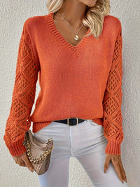 Stylish Ladies' Sweater - Elisa-Orange-S-State of Style