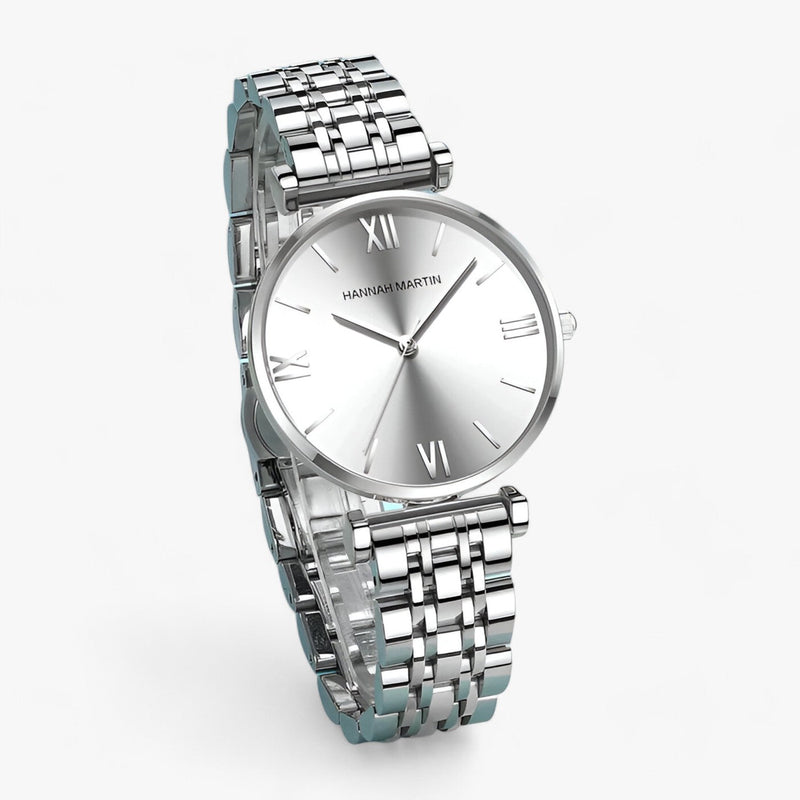 Stylish Ladies Titanium Watch - Adeline-Rose Gold Silver-State of Style