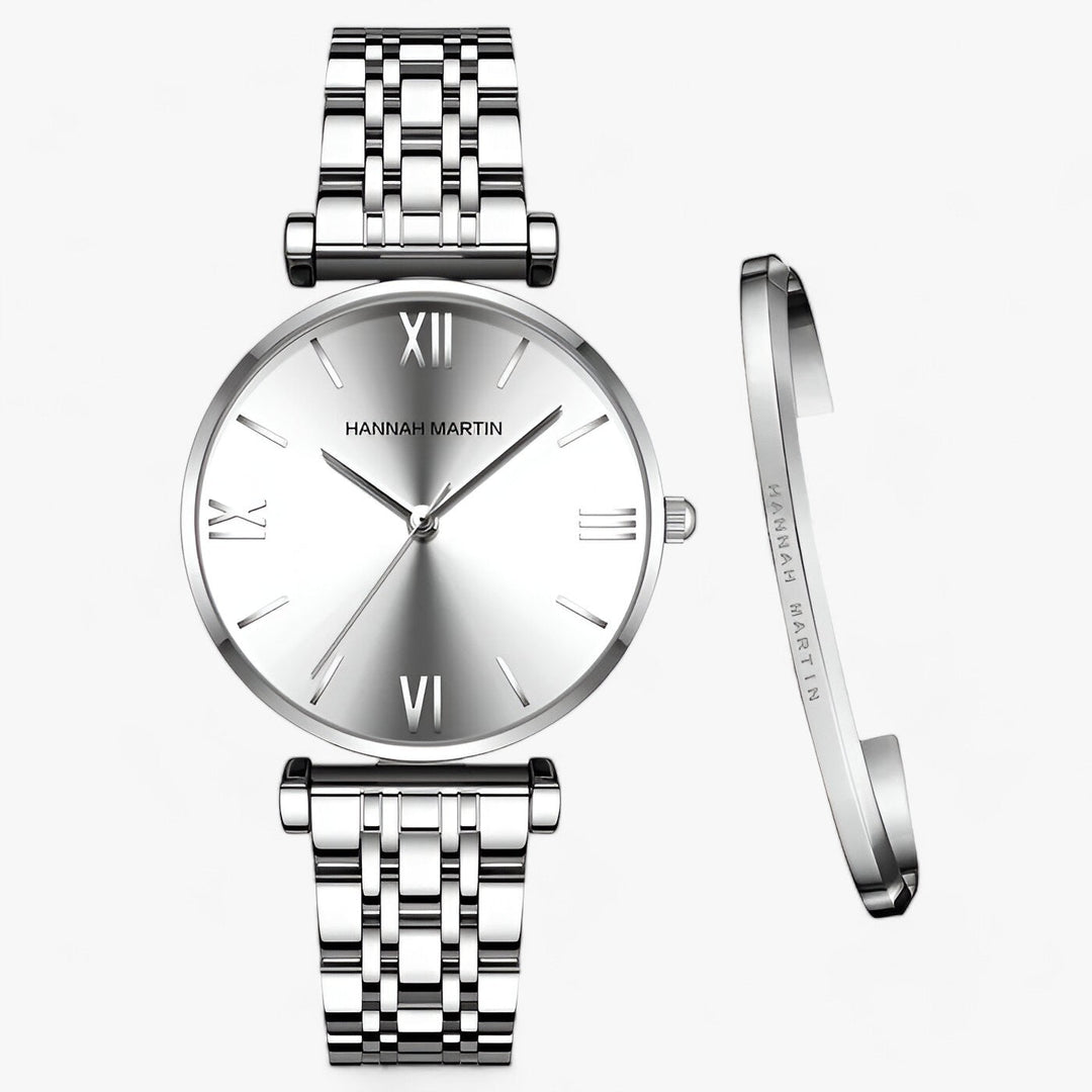 Stylish Ladies Titanium Watch - Adeline-Silver-State of Style
